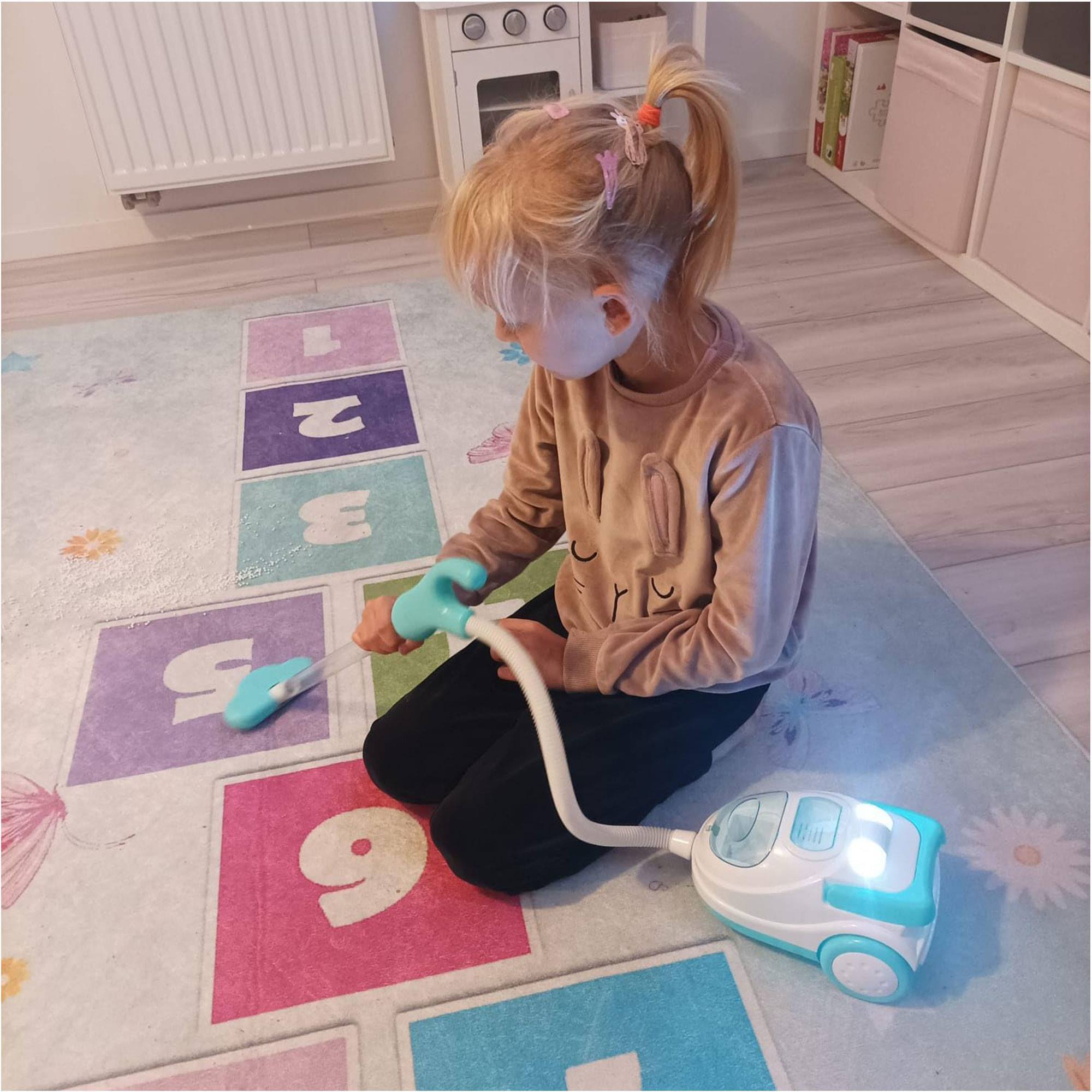 Well home aspiradora de juguete con luz y sonido