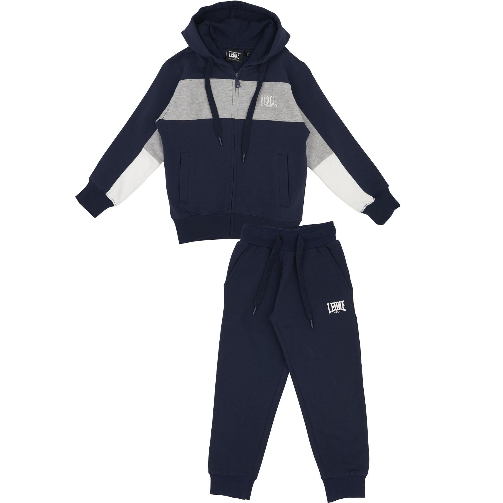 Tuta da bambino con cappuccio e full zip Junior Class