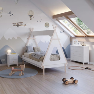 Cama Tipi Nest Blanco - Oak Soft