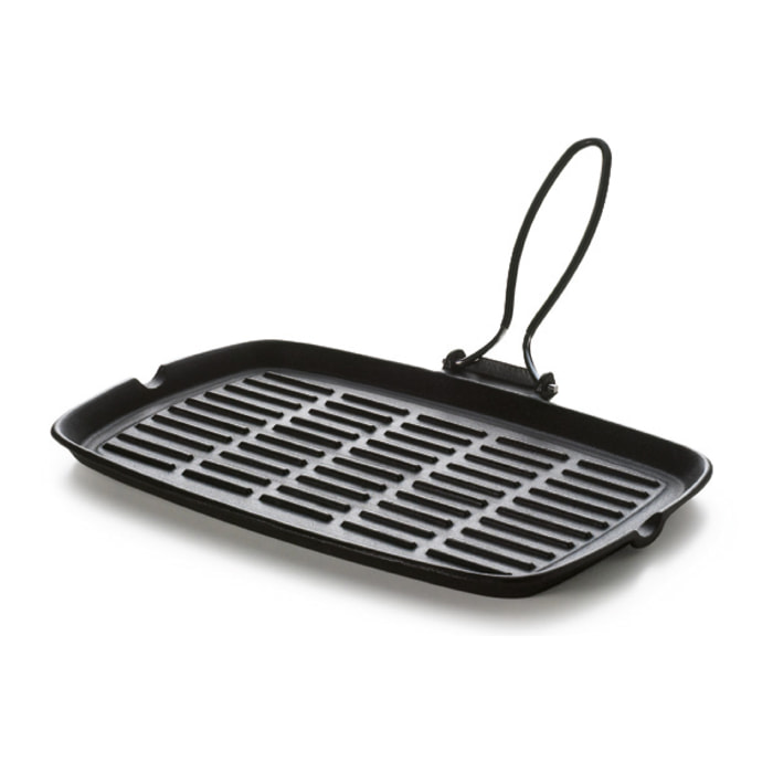 Bistecchiera 36x24 cm Excelsa – Dieta-Grill, Ghisa Nero