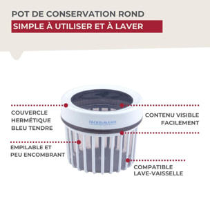 Boite à Provisions 0,5 Litre Fackelmann Storage