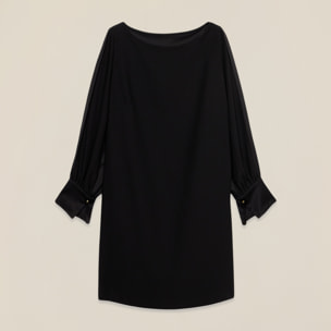 Oltre - Vestito con spacchi sulle maniche - Nero