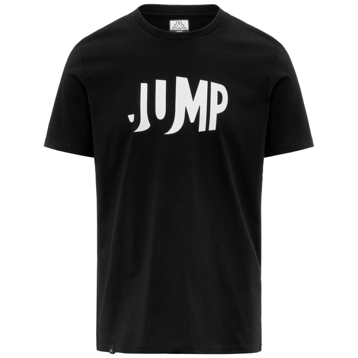 Kappa - Camisetas y tops Hombre Negro - Logo Jump