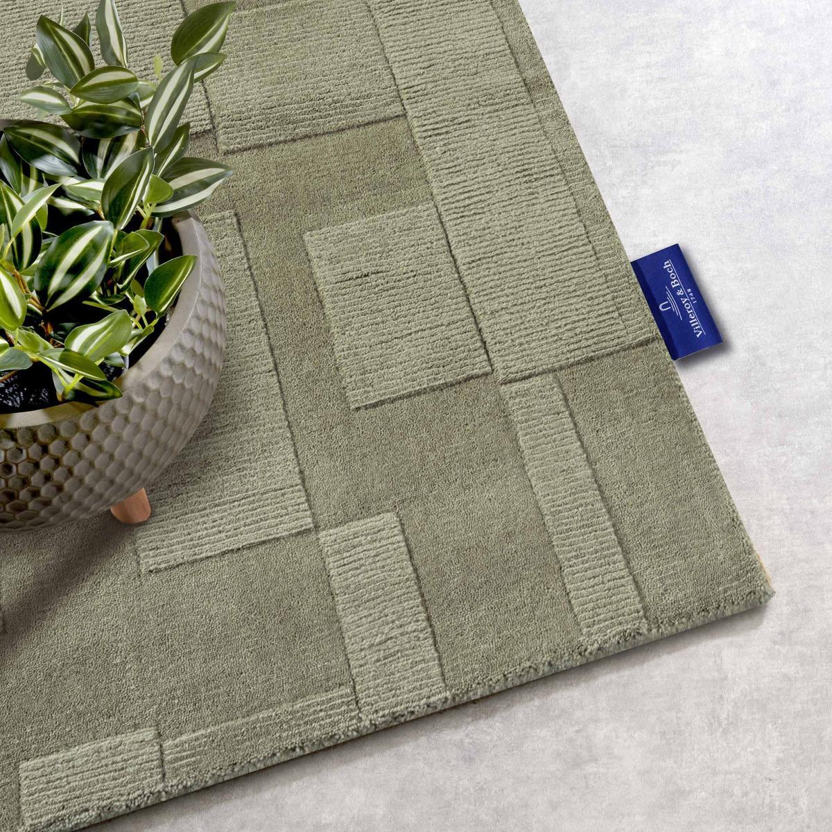 Tapis salon, motif géométrique authentique, piena, tissé main