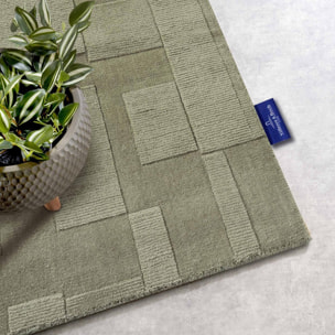 Tapis salon, motif géométrique authentique, piena, tissé main