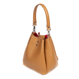 Idea Bolso de mano Mujer. Piel auténtica Dollaro.