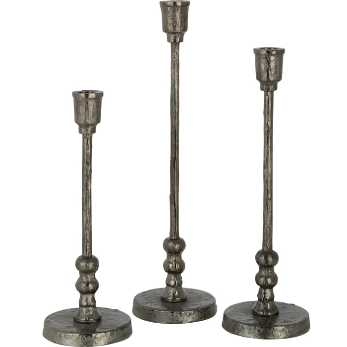 J-Line chandelier Becca - aluminium - noir - 3 pcs
