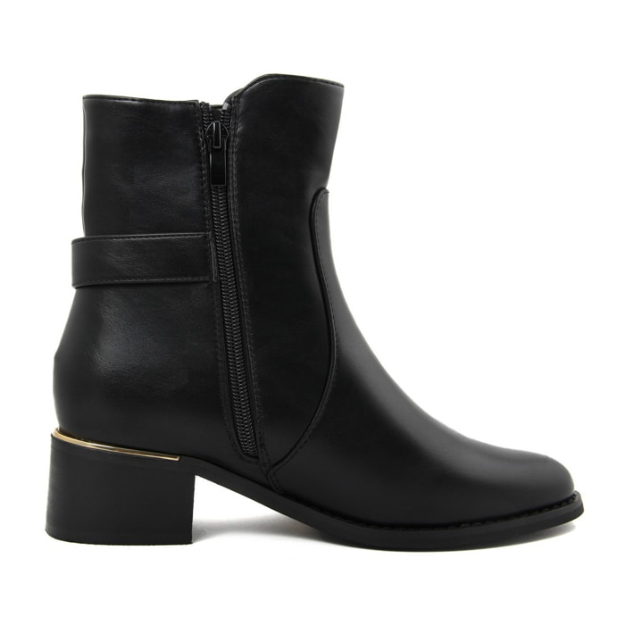 Stivaletto Donna colore Nero-Altezza tacco:4,5cm