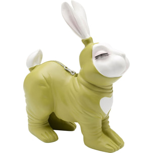 Tirelire lapine sexy verte Kare Design