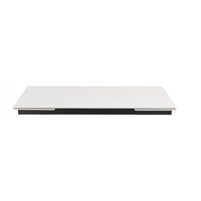 Plateau céramique de table extensible blanc pure L160/240cm - UNIK