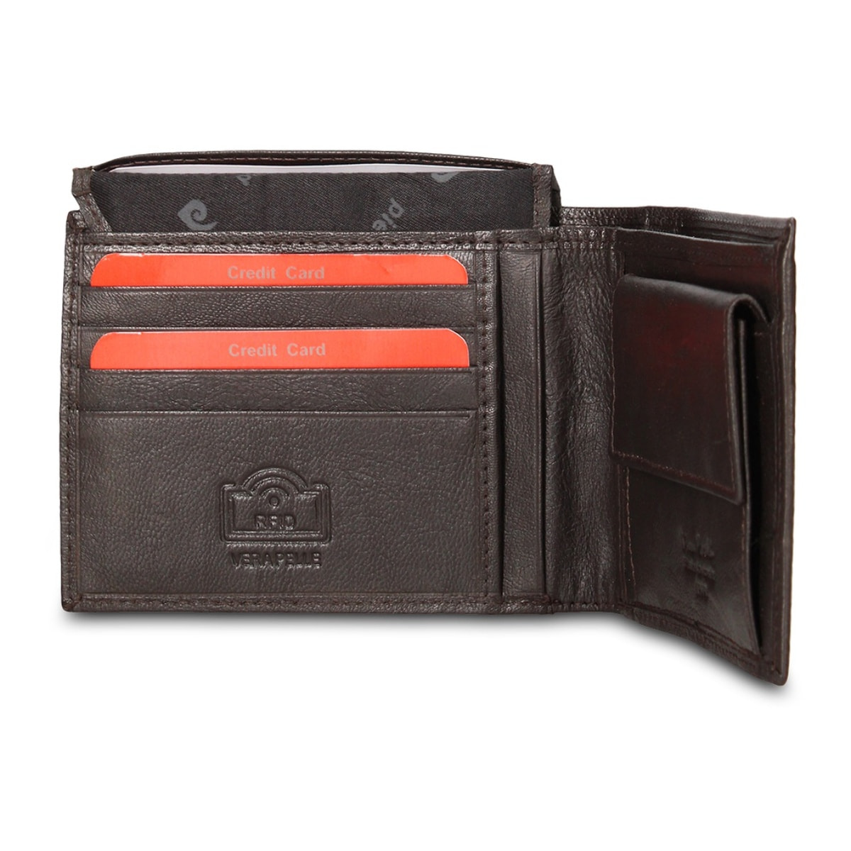 Portafoglio uomo in vera pelle - Modello Aumont - Casual - 12.5 x 9.0 x 2.0 cm