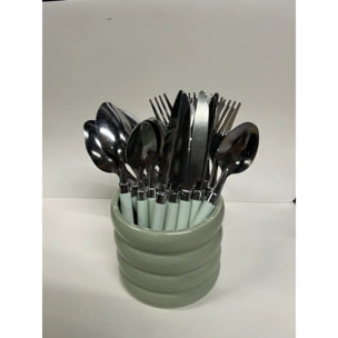 Ménagère Elsa vert