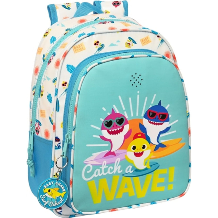 Mochila infantil con musica adapt.carro baby shark "surfing"