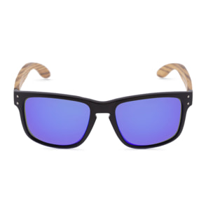 Occhiali da sole OCEAN BLUE MOON - montatura abbinata con lenti polarizzate Revo blu e nera opaca blu moon