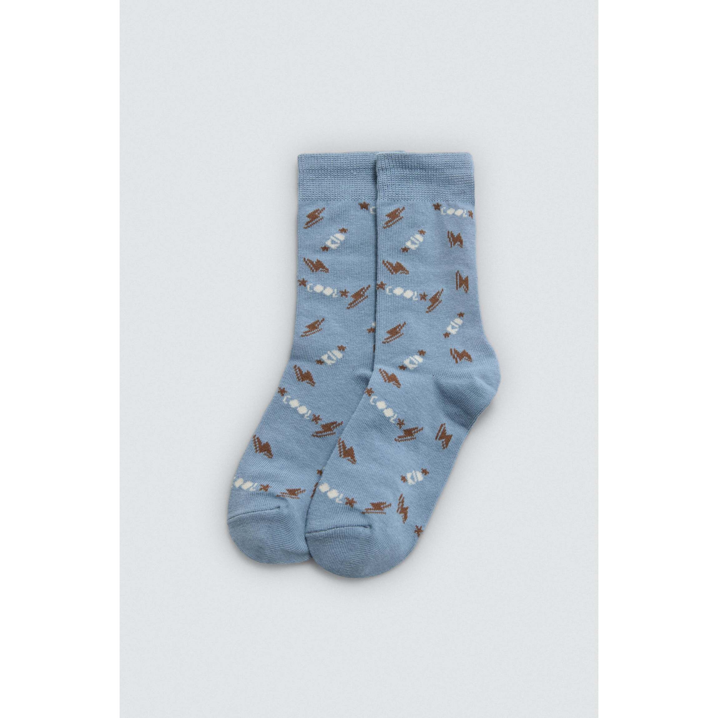 Confezione da 4 calzini per bambini con stampa skate