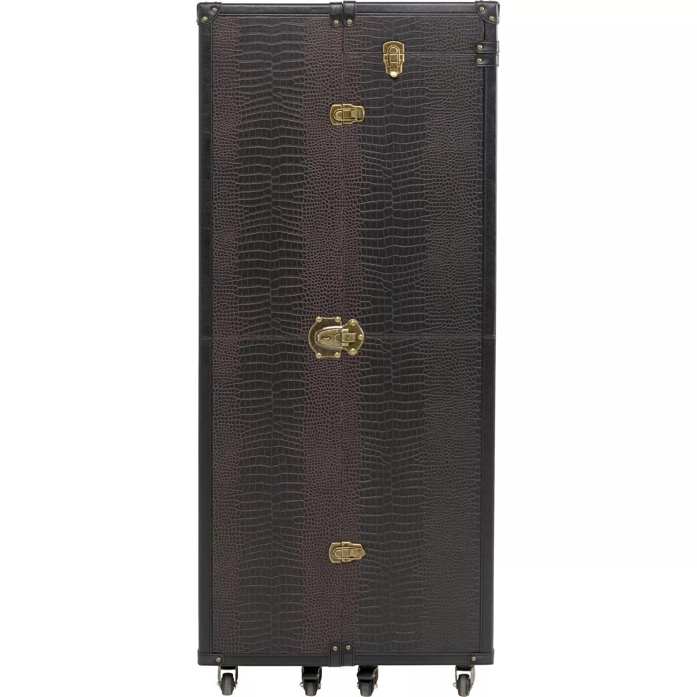 Malle-armoire Globetrotter croco Kare Design
