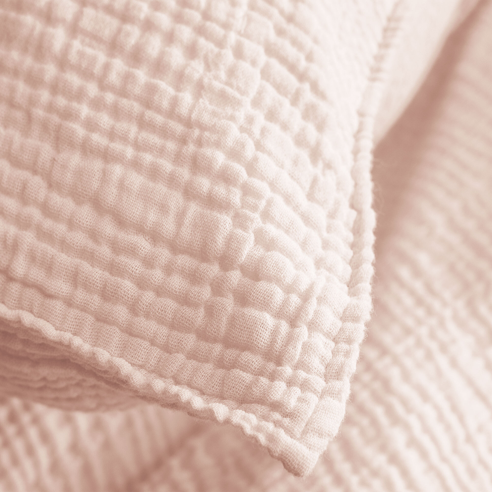 Housse de couette en gaze de coton, SIMPLEMENT GAUFRÉ