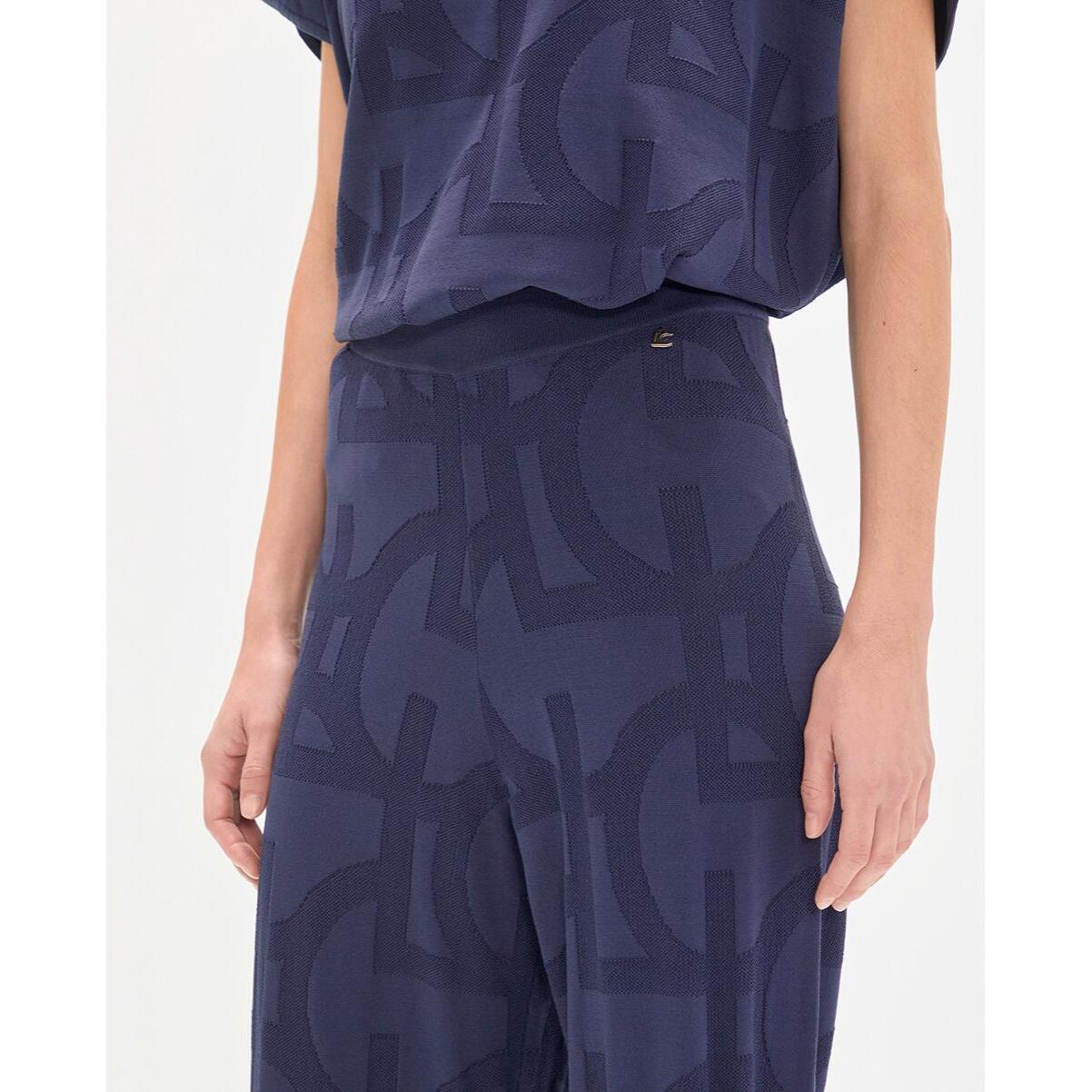 Pantaloni in tricot jacquard LC