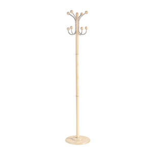 Perchero Office madera haya roble 170x35x35 cm