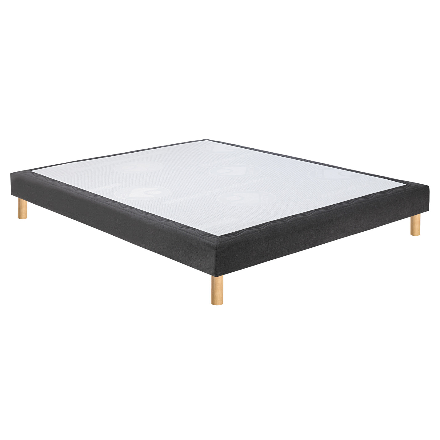 Ensemble SMART NIGHT 2 places|Matelas H 23 cm avec sommier medium|confort enveloppant
