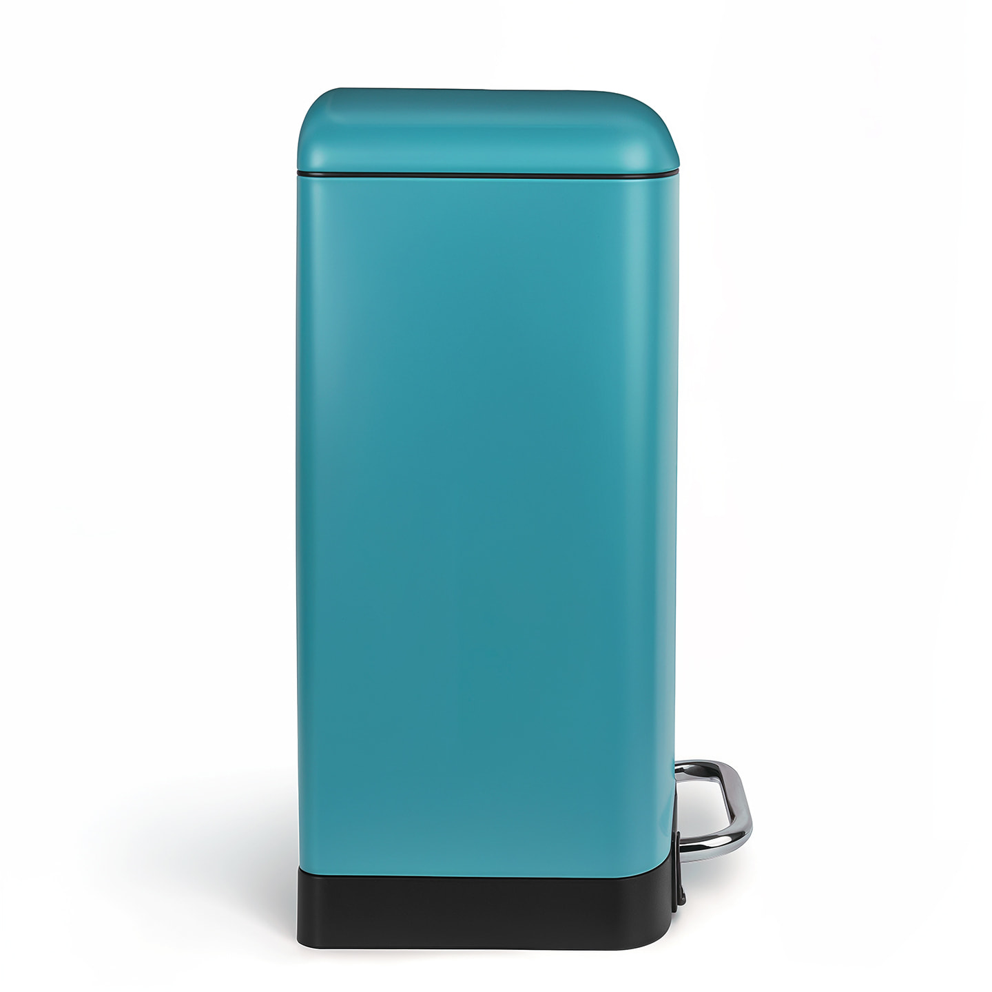 Cubo de Basura con Pedal 20L Les Collectors N°534 | Acero Inoxidable | Cubo Interior Extraíble | Cierre Silencioso | Turquesa
