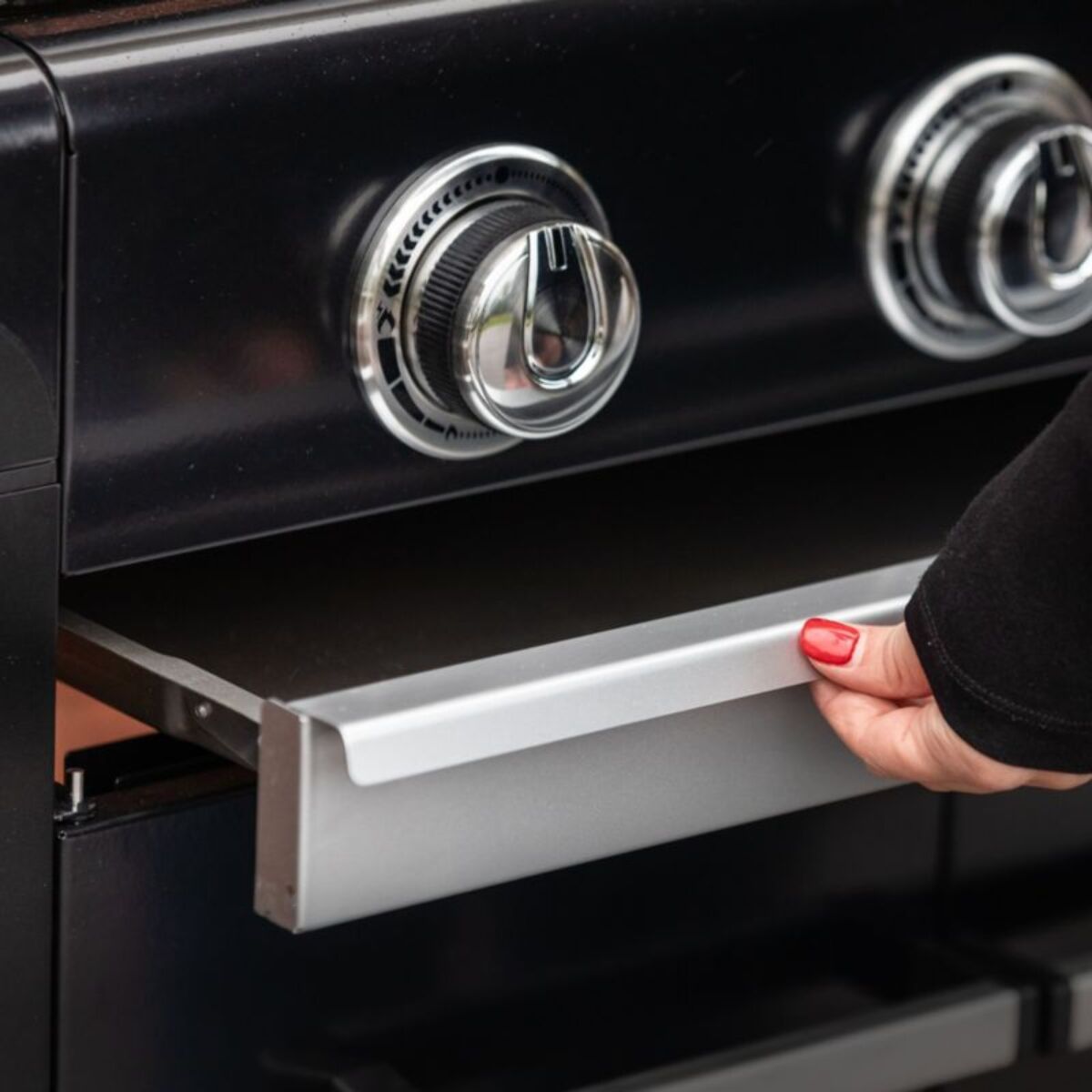 Barbecue gaz CAMPINGAZ Premium 4W noir 4 brûleurs sur chariot, 72x46 cm