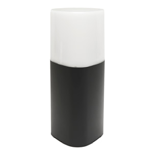 Forlight Baliza Exterior IP44 Mandela 300mm E27 15W - Iluminación Cálida y Segura para Jardines y Caminos, Diseño Aluminio Gris Urbano, Compatible con LED, Resistente a Impactos y Salpicaduras