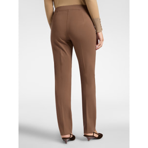 Elena Mirò - Pantaloni pull on in punto Milano - Marrone
