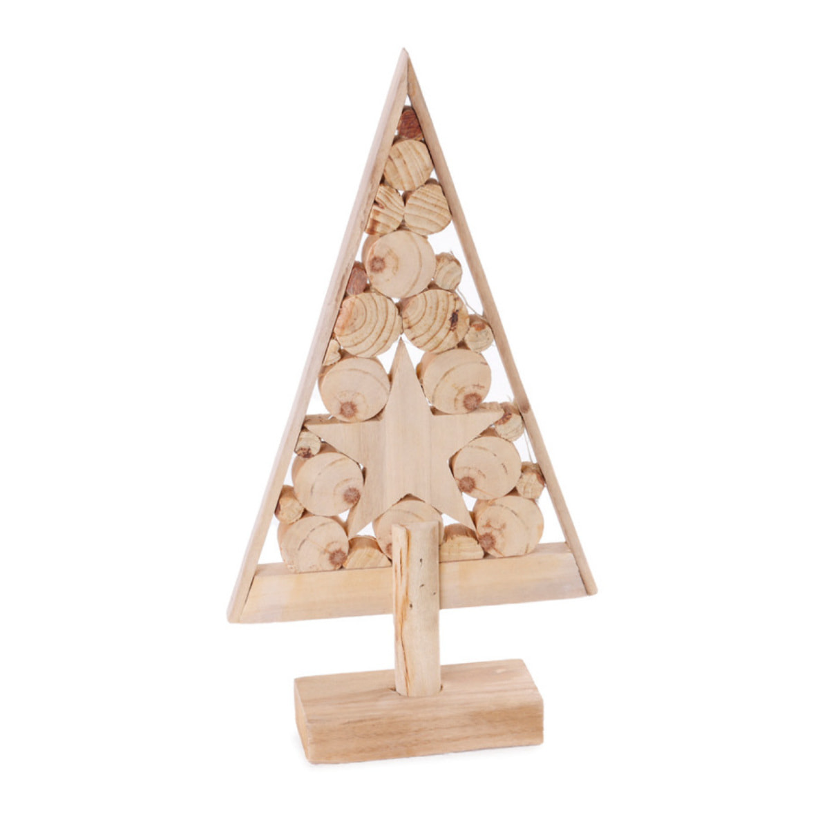 Albero Natale Da Tavolo In Legno Magic