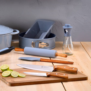 Molde de silicona para pan azul de ø24,5x13x6cm san ignacio