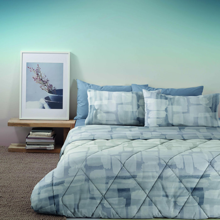 Completo letto_1 pz_BASSETTI DREAM_Layers grigio