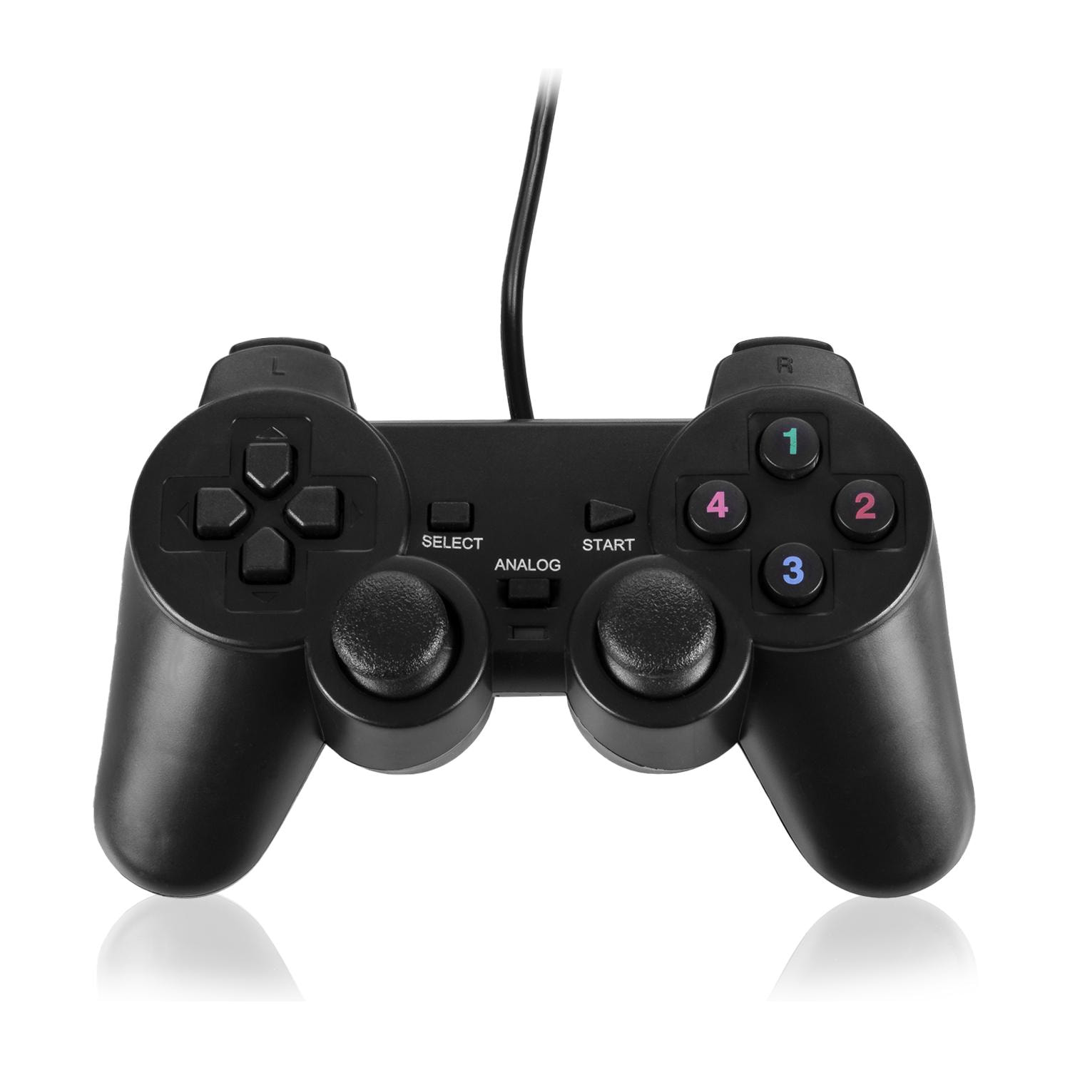 Controller USB con vibrazione compatibile con PS3 / PS4 / PC.