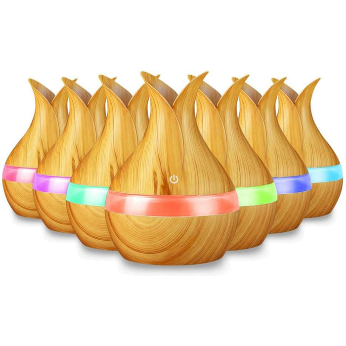 Umidificatore da 300ml con luci Led RGB.