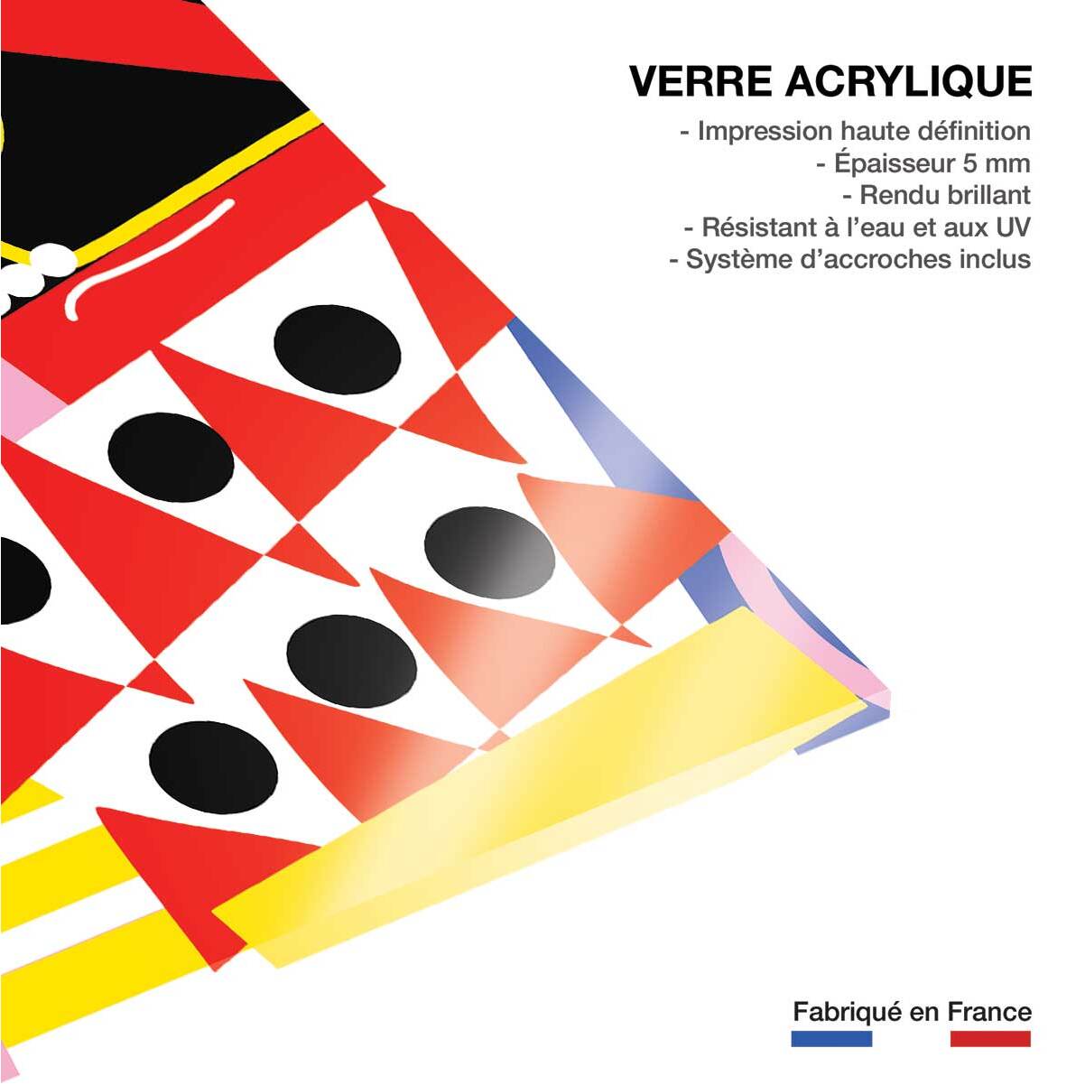 Tableau la vie trépidente d'une femme! Tableau plexiglas