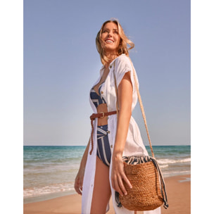 Top Bikini Azul Marino - Calelia