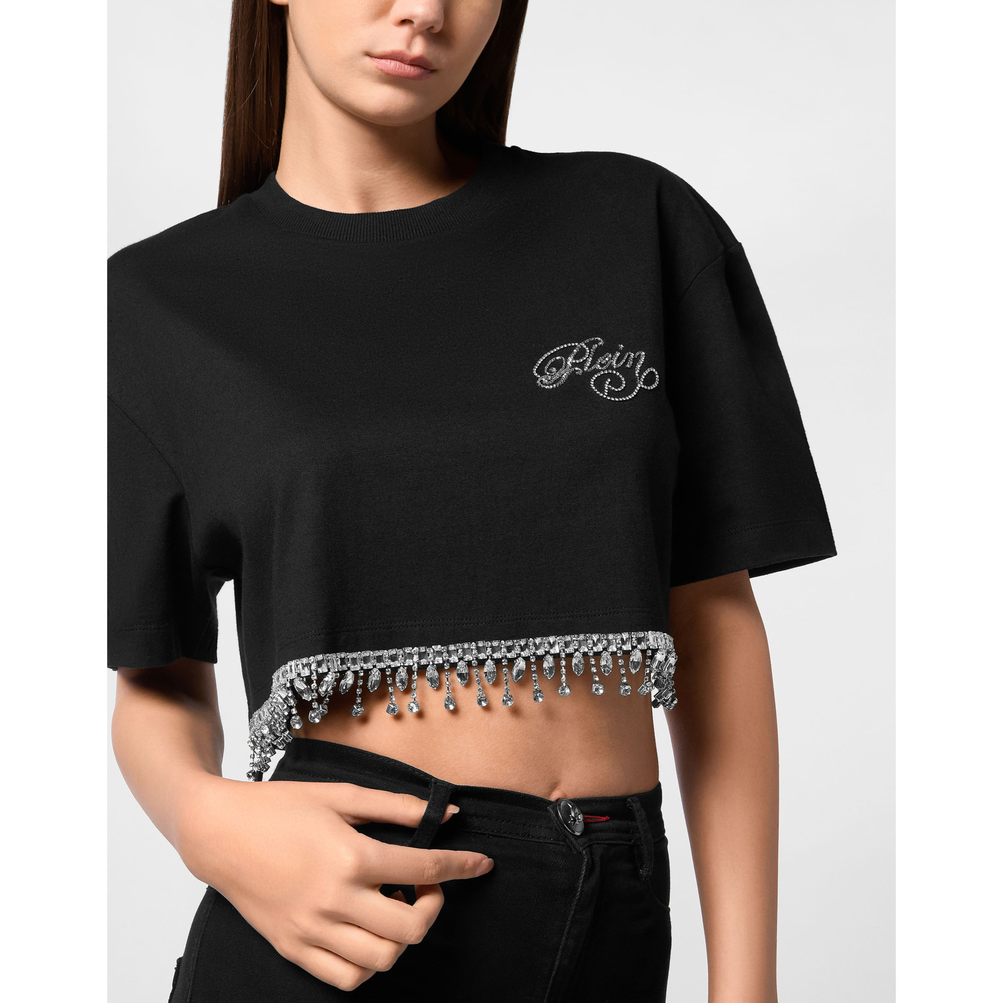PHILIPP PLEIN T-Shirt Round Neck Ss SIGNATURE