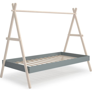 Lit tipi enfant ajustable en bois - ANNIE