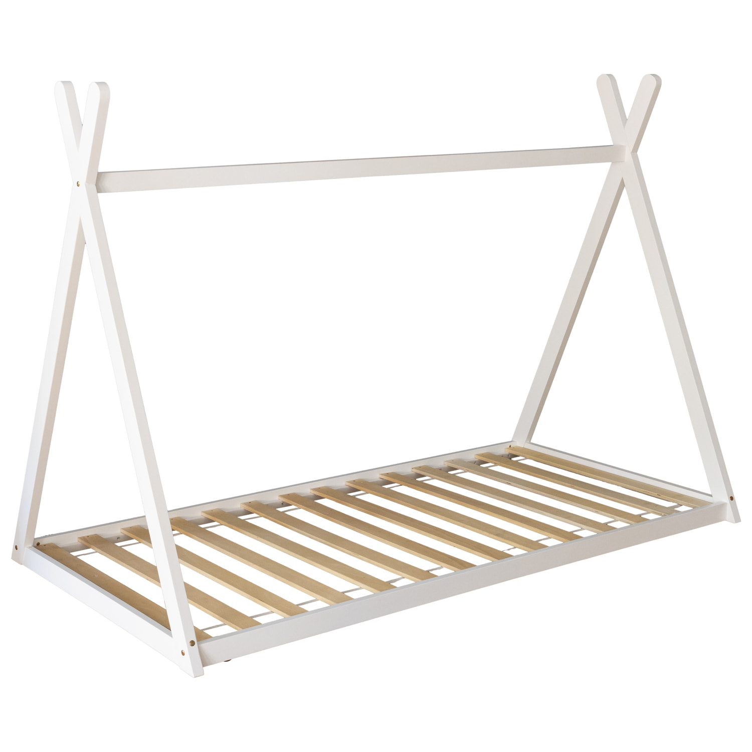 Lit tipi pour enfant 190x90cm blanc VALENTIN