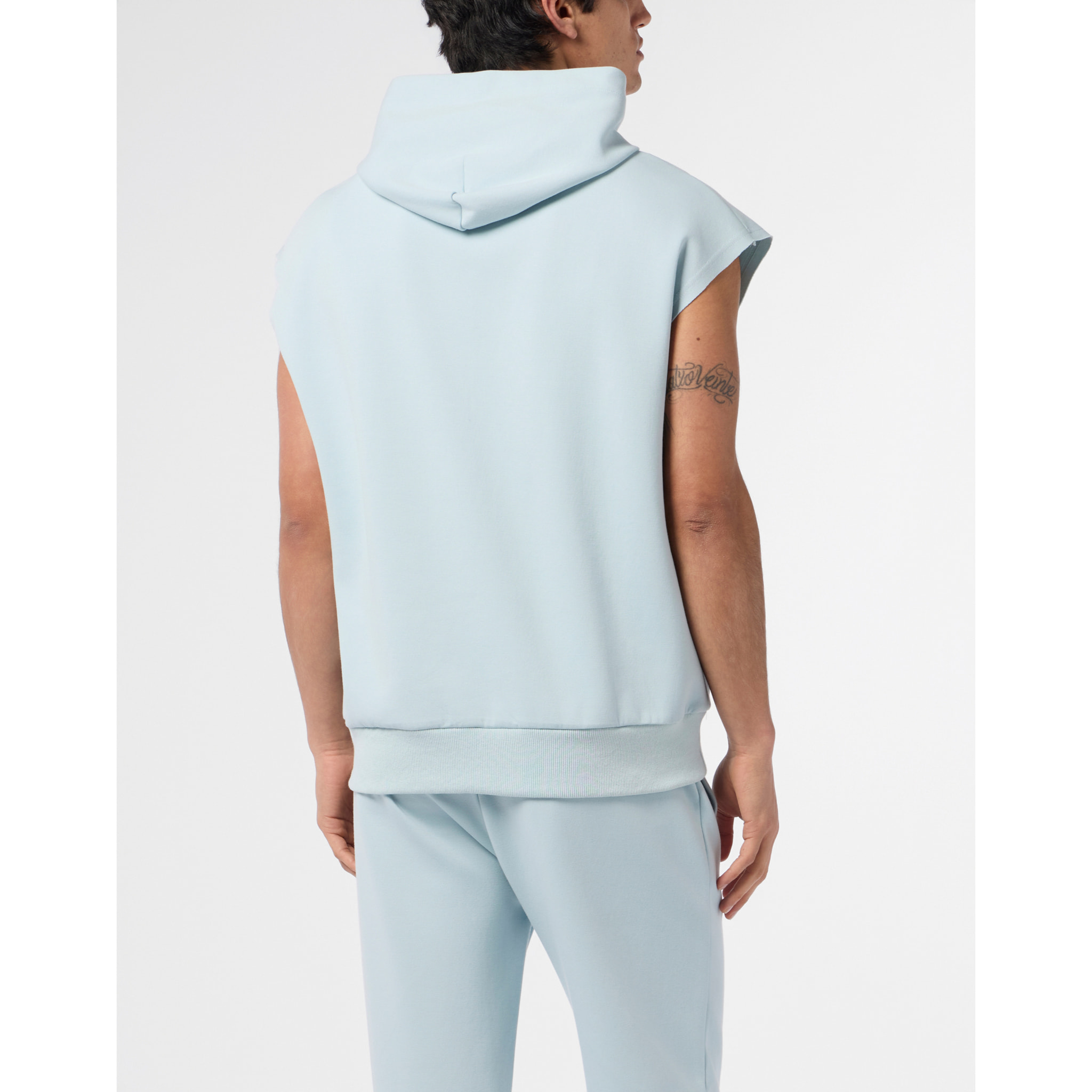 PLEIN SPORT Pique Hoodie Vest Icon