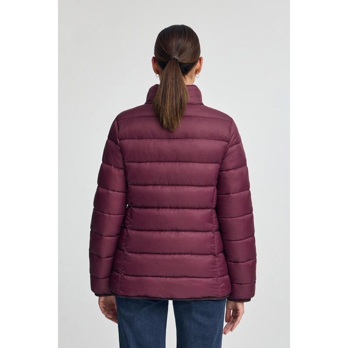 Giubbotto Salma Embroidery borgogna con logo Rigby Go