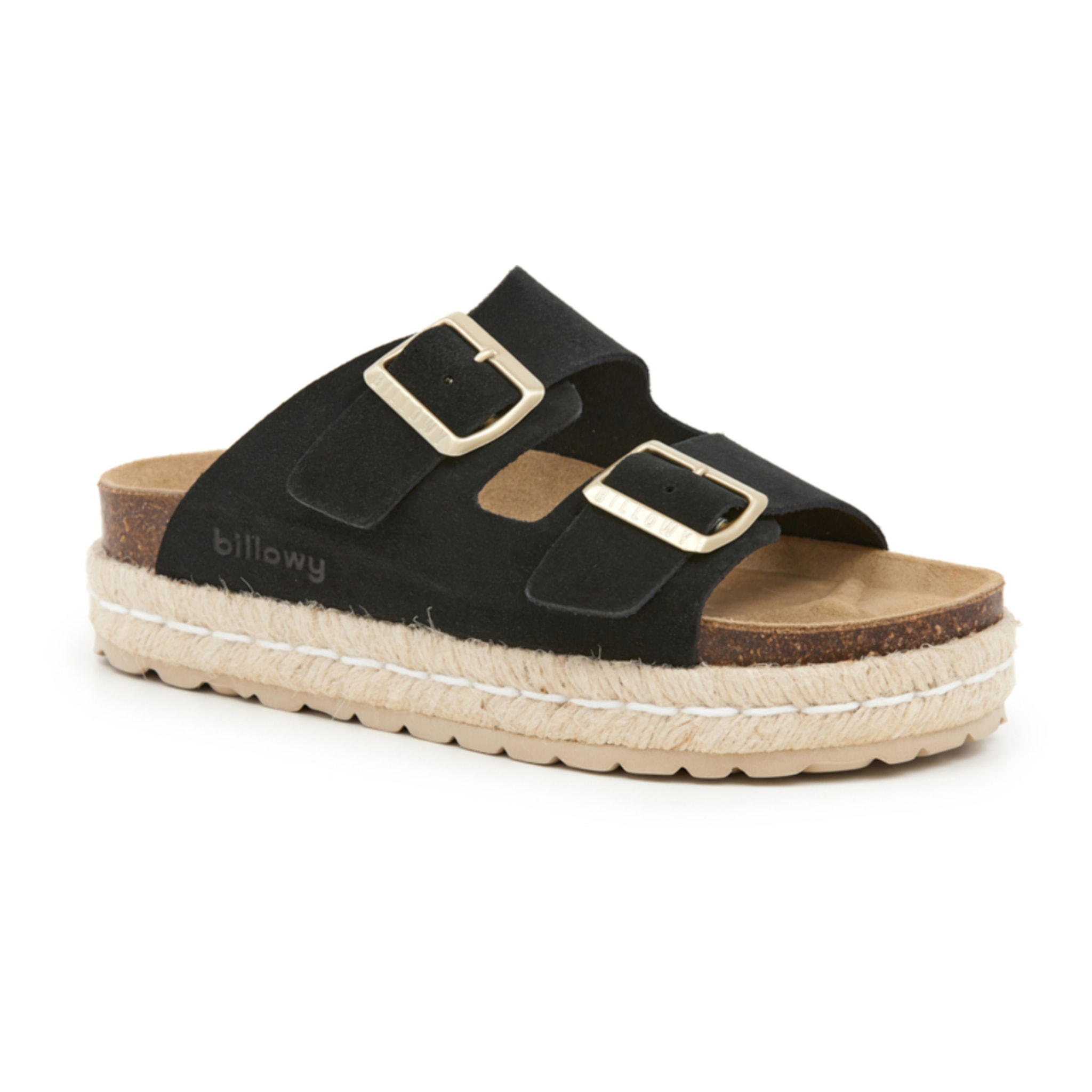 SANDALO CON ZEPPA BILLOWY NERO