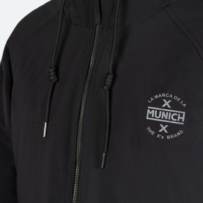 Chaqueta MUNICH lift casual de polyester negra