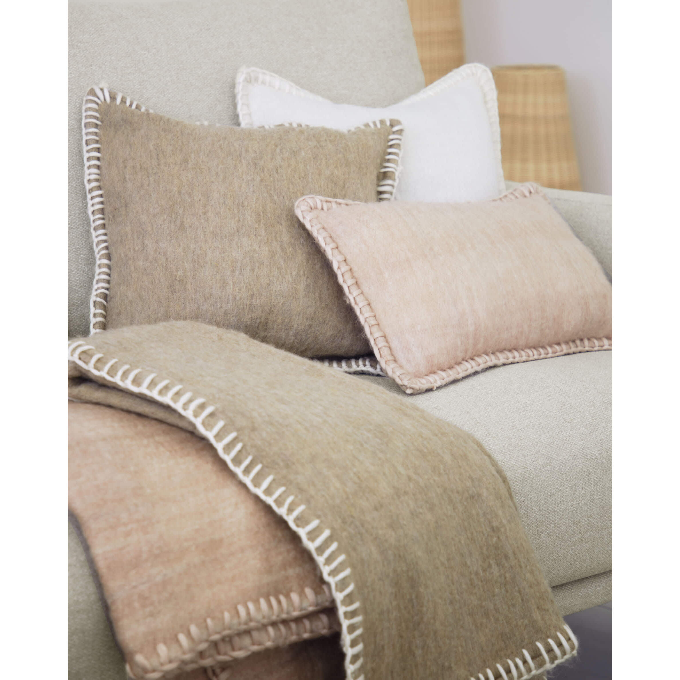 Housse De Coussin 30 X 50 Cm Tissu AUGUSTINA