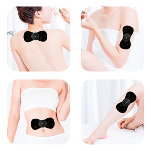 Estimulador electrónico EMS YG3Q, especial para cuello y espalda. Ayuda a aliviar el dolor muscular y la fatiga. Batería recargable.