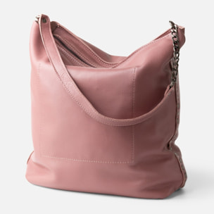Bolso de hombro BIBA New Orange de piel