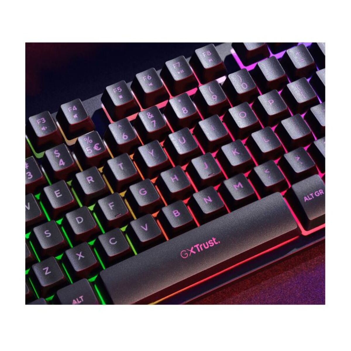 Pack clavier et souris gamer TRUST Combo TKL THADO RGB