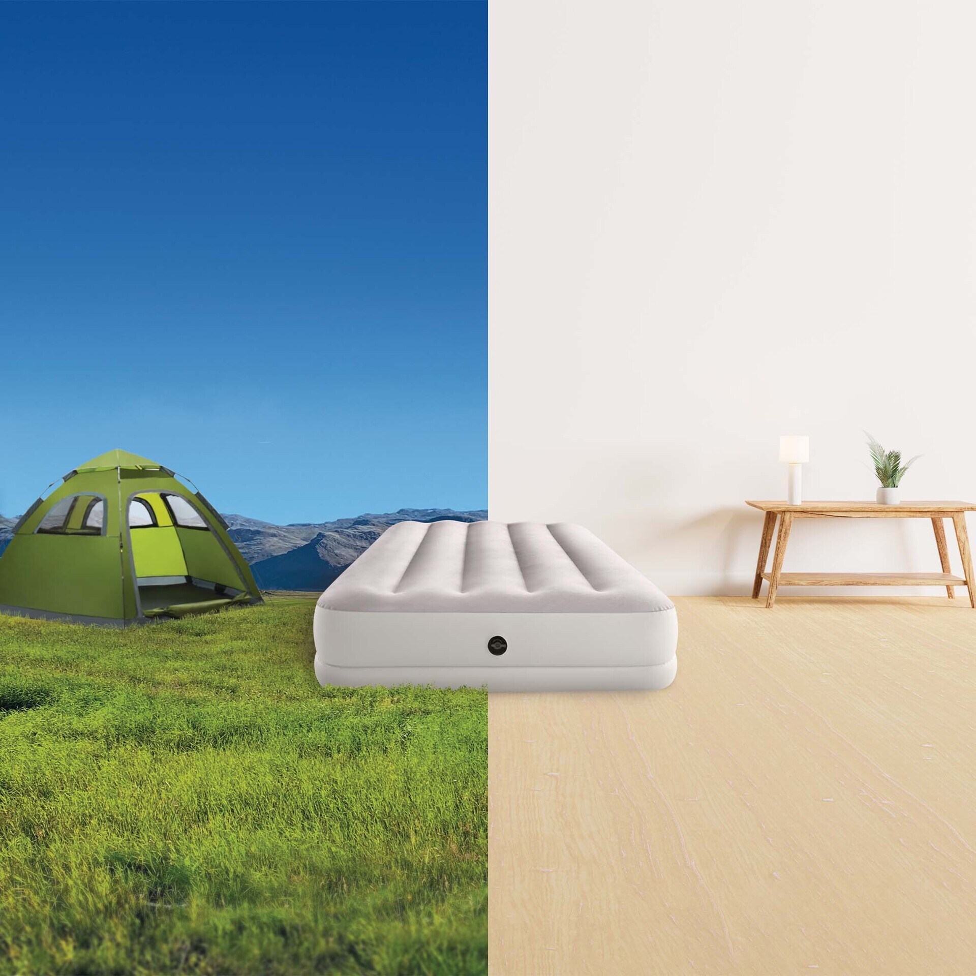 Intex Materasso Gonfiabile Prestige Mid-Rise Singolo USB, 99x191x30 cm