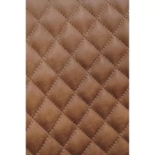 Chaise avec accoudoirs pivotante Coco marron Kare Design