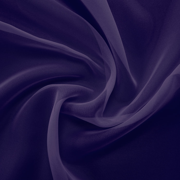 Tissu en voile Non Feu-M1 - Bleu Marine