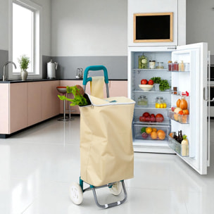 Chariot Shopping 2 Roues Fraicheur